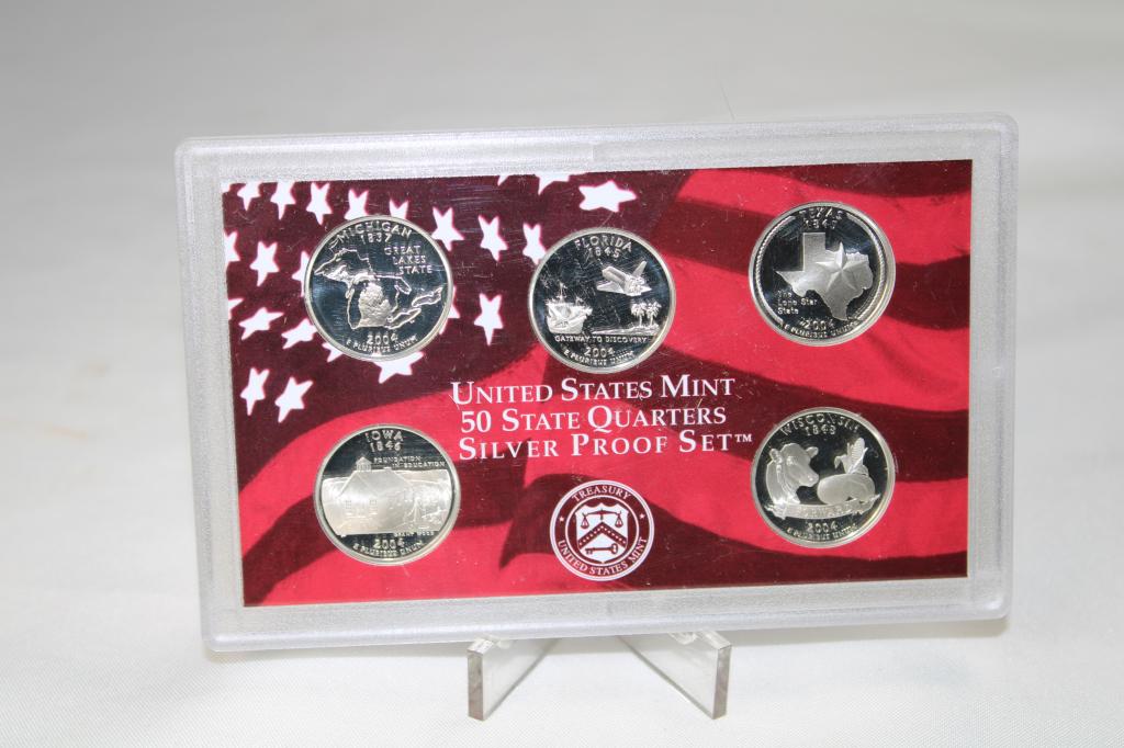 2004-S US Mint Proof Silver Quarter Set (1 of 2)