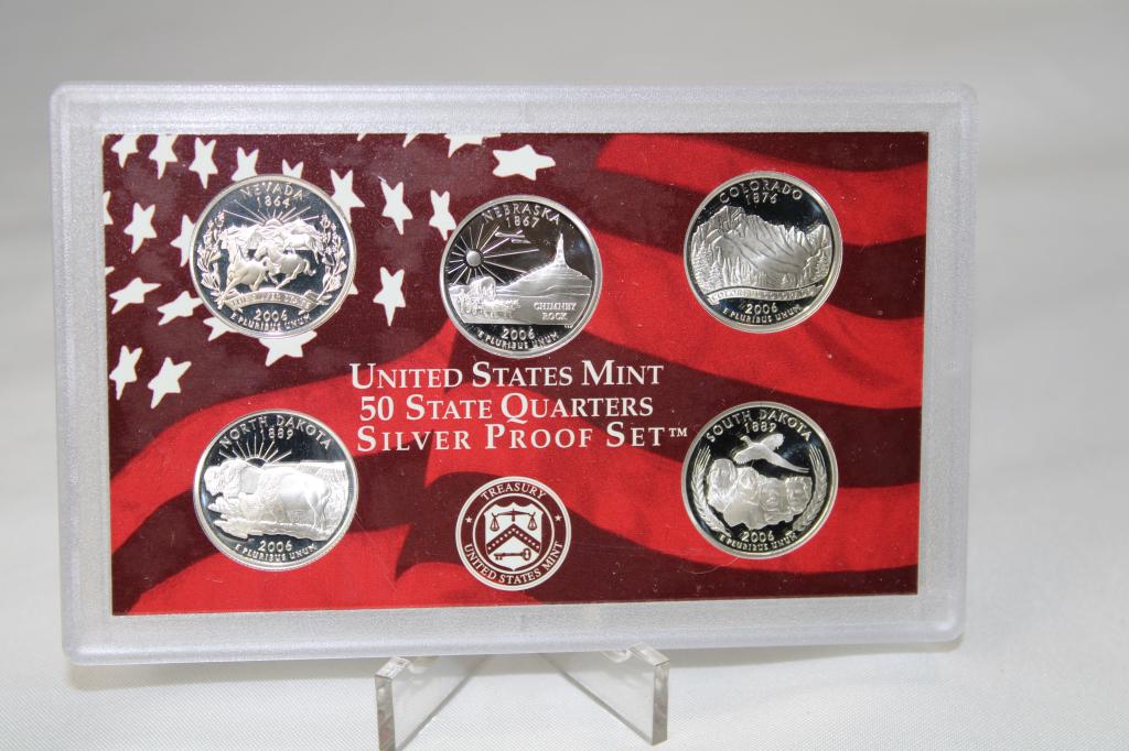 2006-S US Mint Proof Silver Quarter Set (1 of 2)