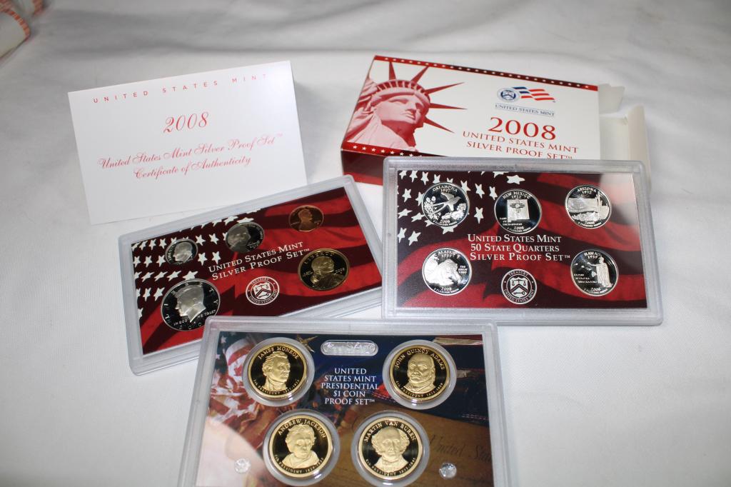 2008 US Mint Silver Proof Set (1 of 4)