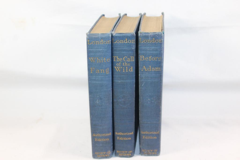 3 PC. JACK LONDON BOOK LOT- WHITE FANG, ETC (1 of 7)