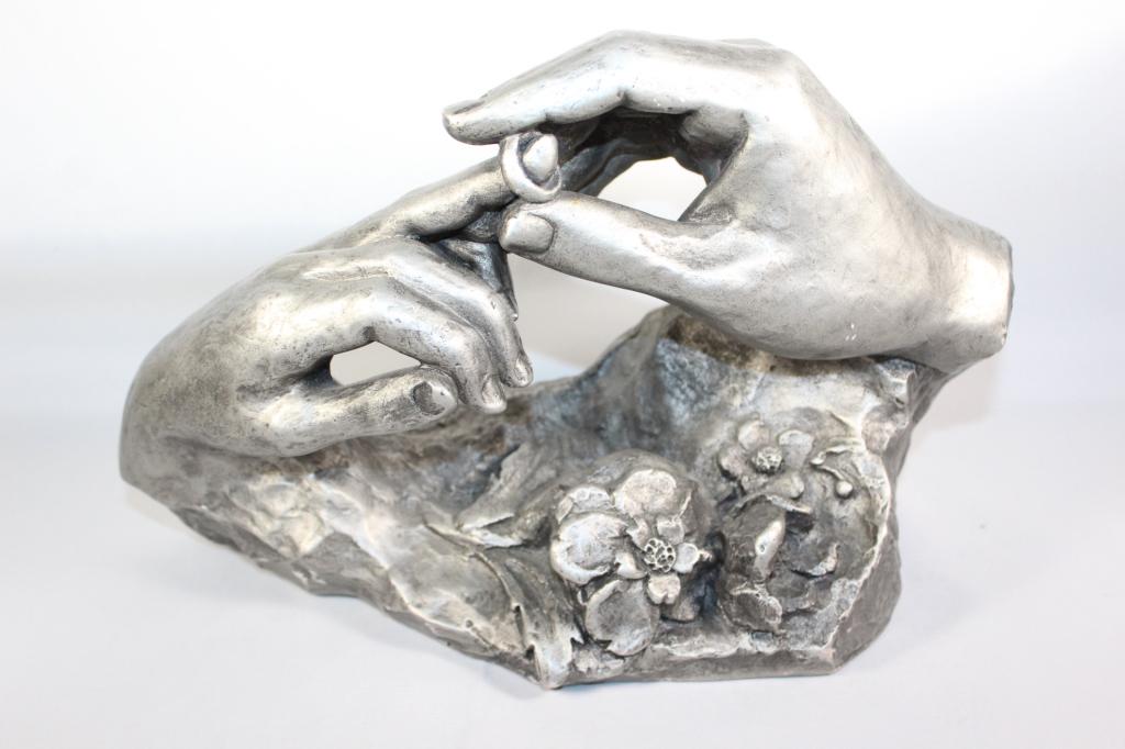 1980 \"AUSTIN PROD\" オブジェ Vtg 1980 Austin Prod. Wedding Hands 