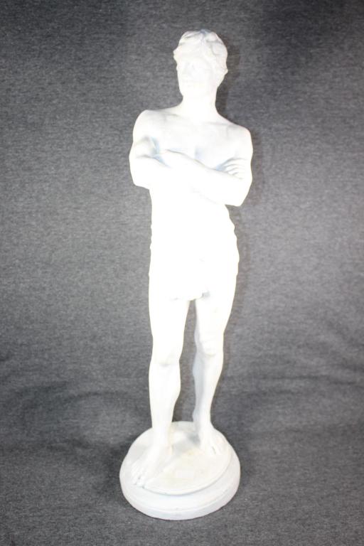 Chalkware Sculpture - Greek Male (1 of 10)