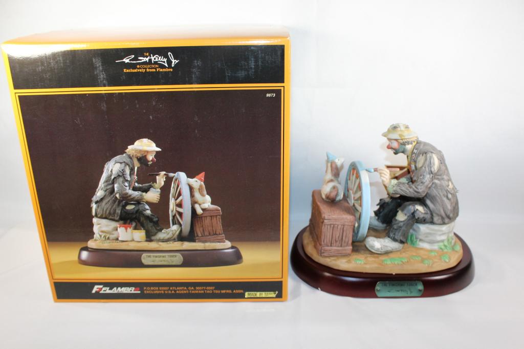 Emmett Kelly Jr. "The Finishing Touch" Lim. Ed. (1 of 3)