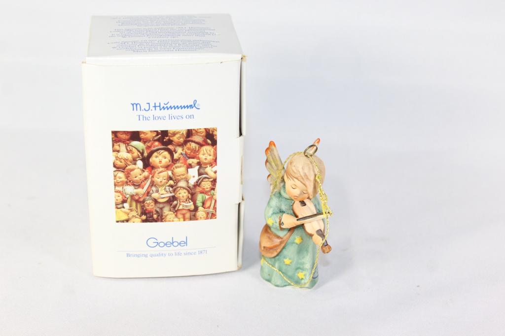 Goebel Hummel Celestial Musician #152: with box, measures about 2 7/8 inches tall, no chips or cracks