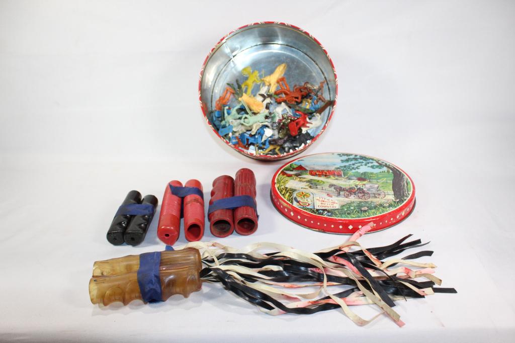 Lot of Bicycle Handles - Vintage Toy Figurines (1 of 4)