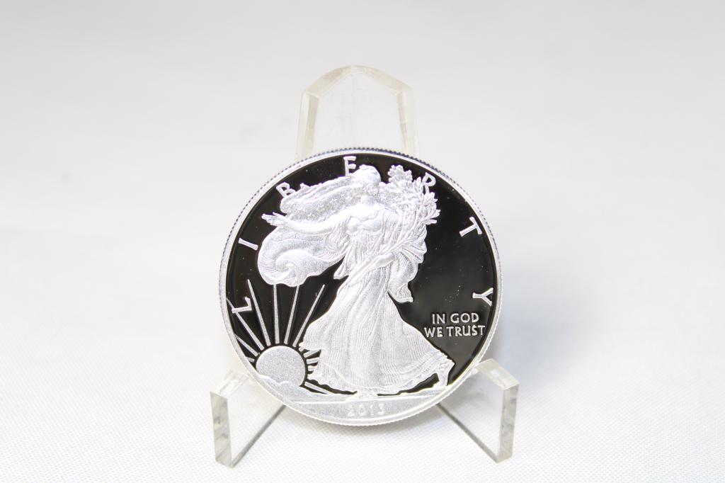 2013-W Proof American Silver Eagle Dollar (1 of 2)
