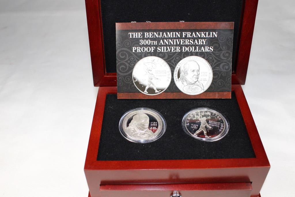 Benjamin Franklin Proof Silver Dollars (1 of 3)