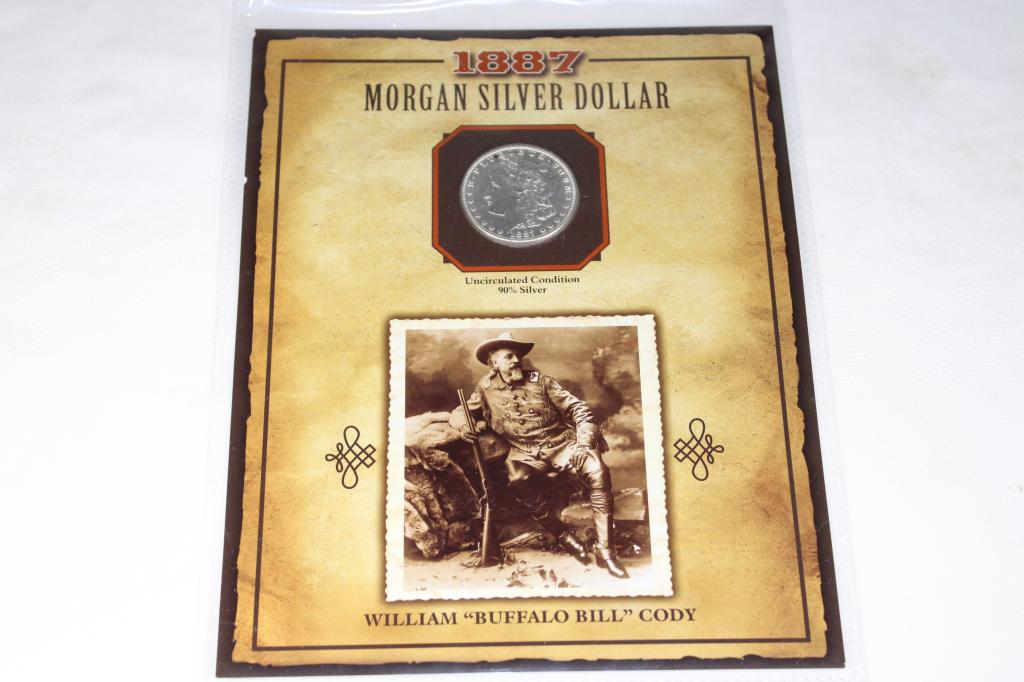 1887 Morgan Silver Dollar + Legends of the West (1 of 5)