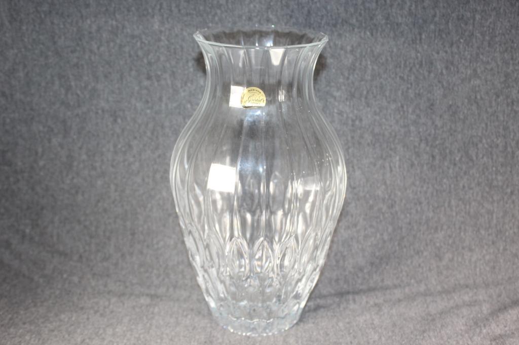 Cristal D'Arques Tall Vase: measures about 10 inches tall - no chips or cracks