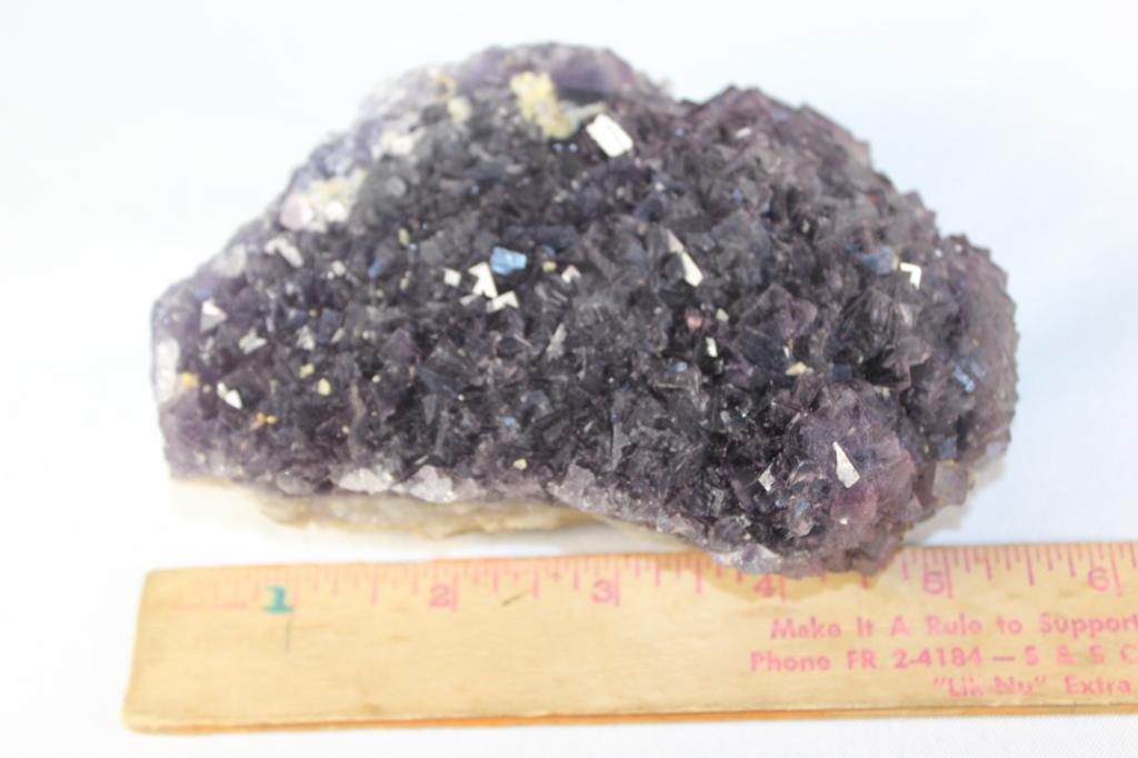 Natural Park Purple Fluorite Cubic Crystal Cluster (1 of 3)