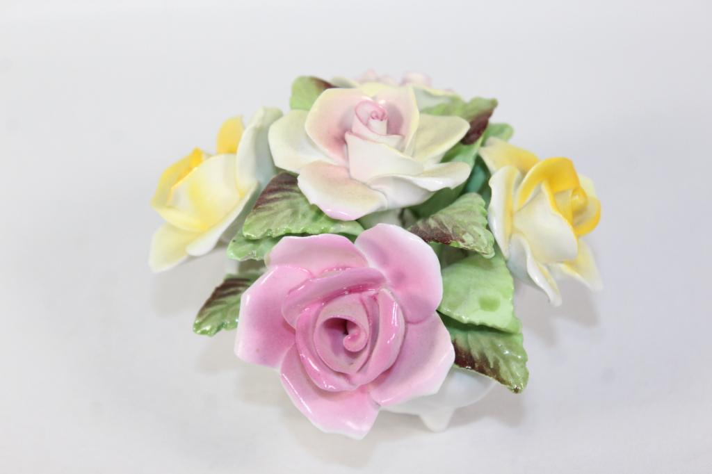 Royale Stratford China Flowers: measures about 3 1/2 inches tall