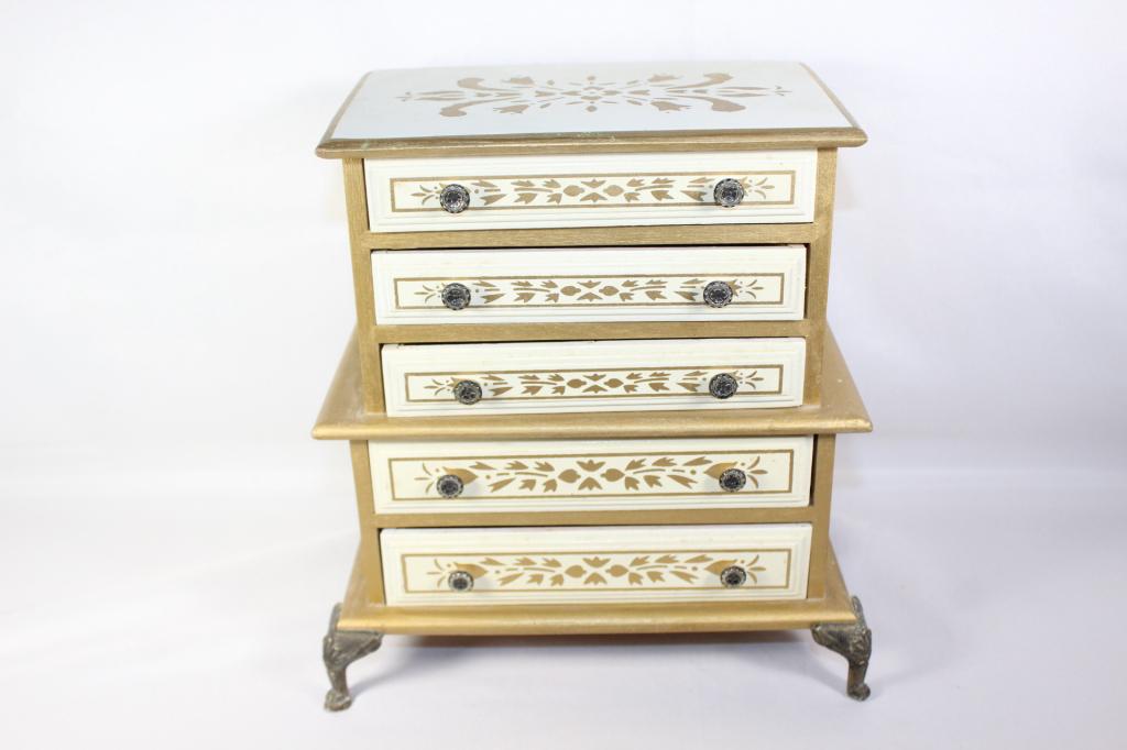 Vintage French Provencial Style Jewelry Box (1 of 5)