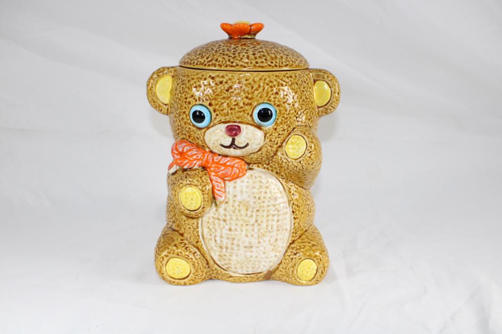 Lefton Bear Cookie Jar - Made in Japan (1 of 7)