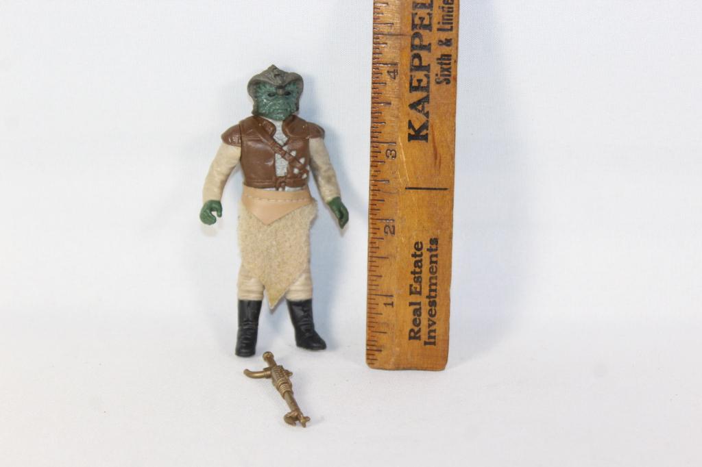 Klaaty Figurine Return of the Jedi 1983: about 3 3/4 inches tall; as pictured; made in Taiwan: Lucas Film Ltd.