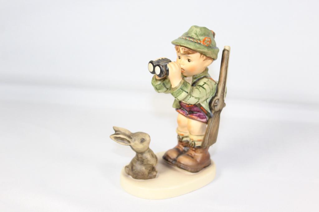Hummel - Good Hunting #307: measures about 5 1/4 inches tall; no chips or cracks, Western Germany