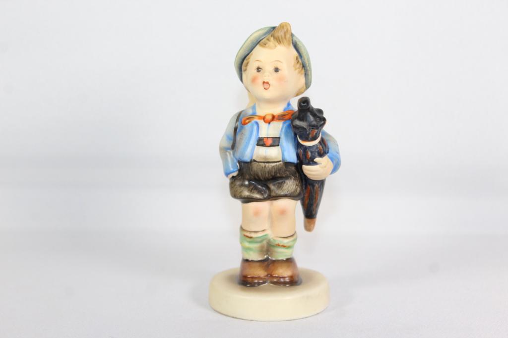 Hummel - Home From Market #198: measures about 4 1/2 inches tall; no chips or cracks