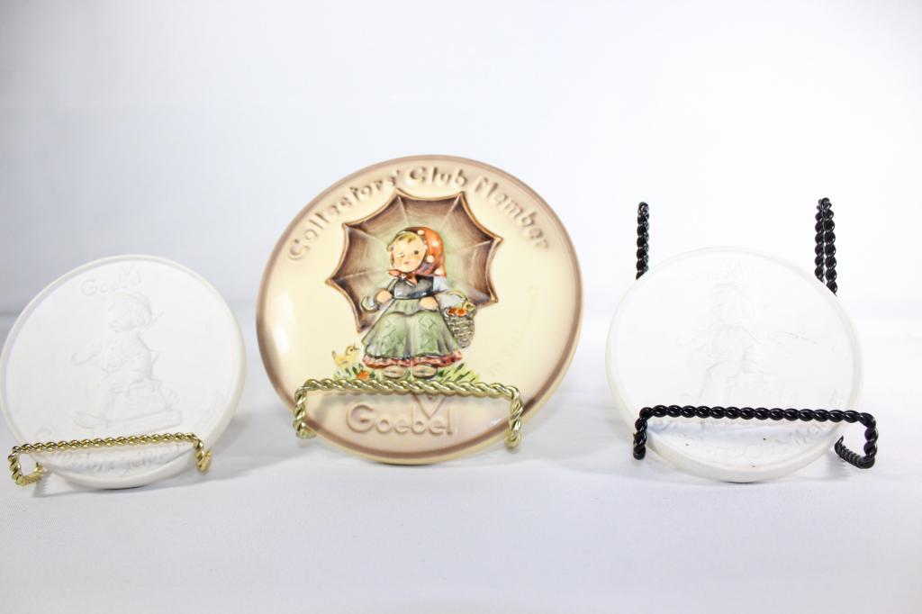Lot of 3 - Collectors Club Member Plates (1 of 6)