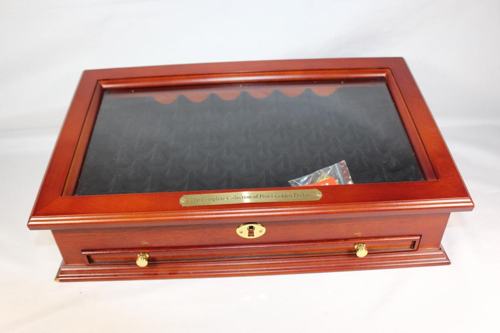 Complete Collection Proof Golden Dollars Display (1 of 3)