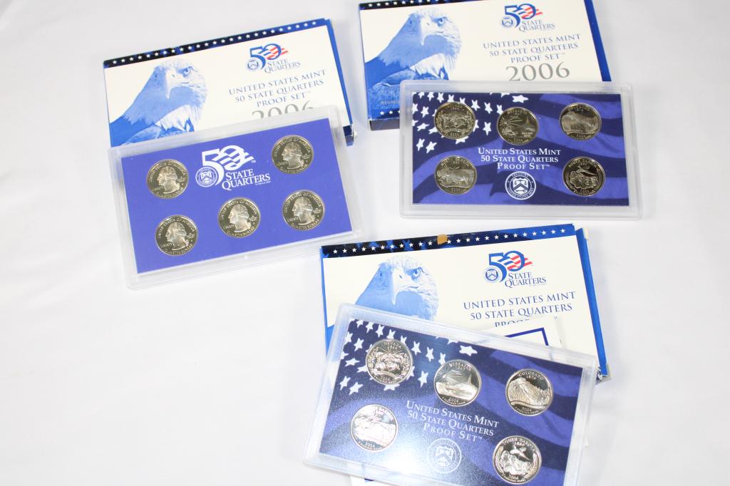 Trio - 2006 US State Quarter Proof Sets (1 of 5)