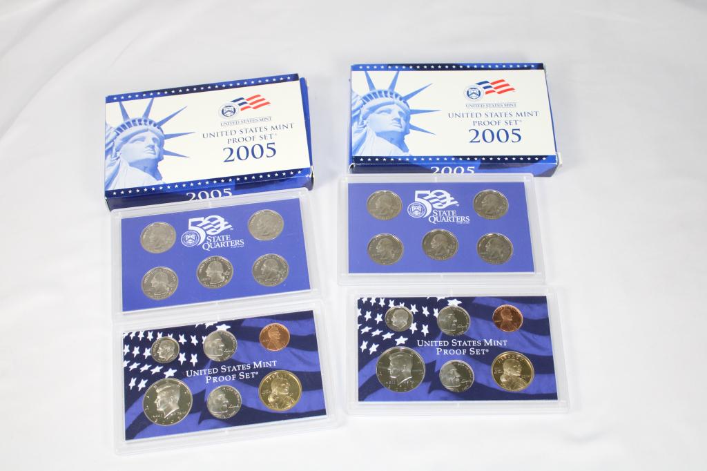 Pair - 2005 US Mint Proof Set (1 of 4)
