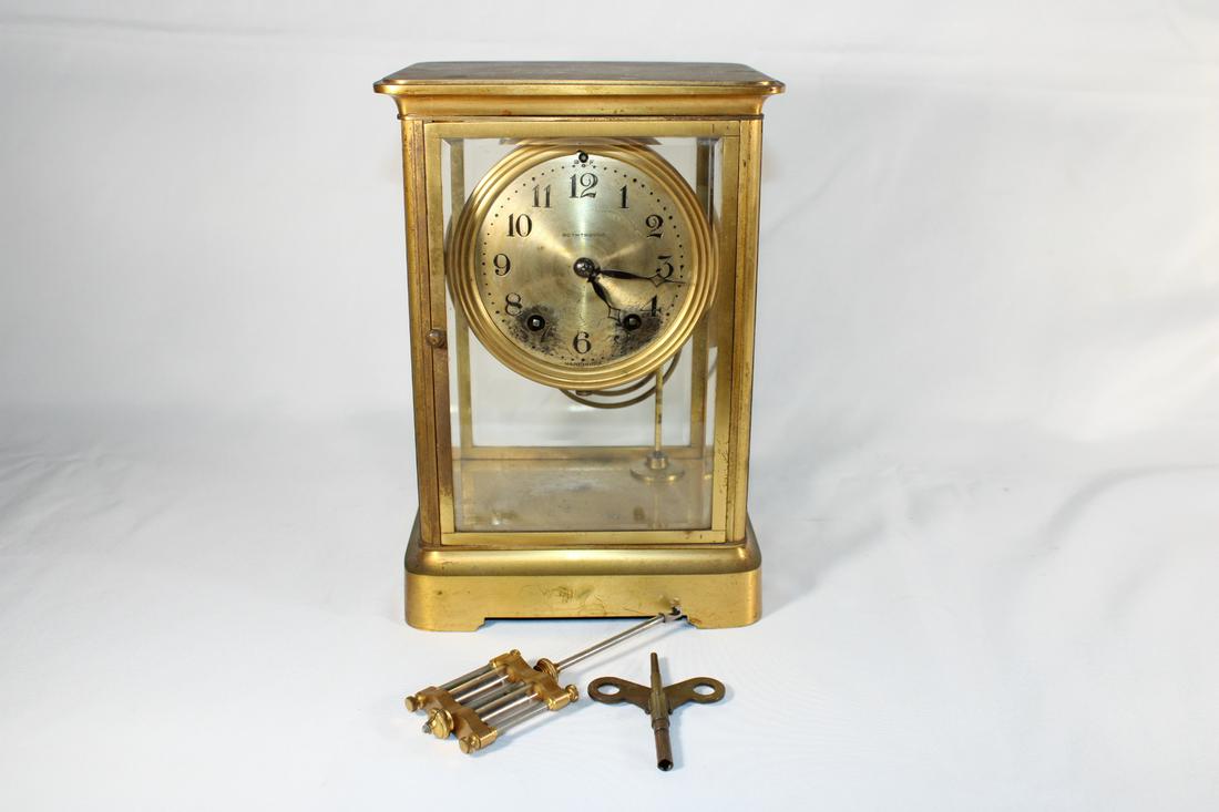Seth Thomas Metal Mantle Clock 120B (1 of 3)