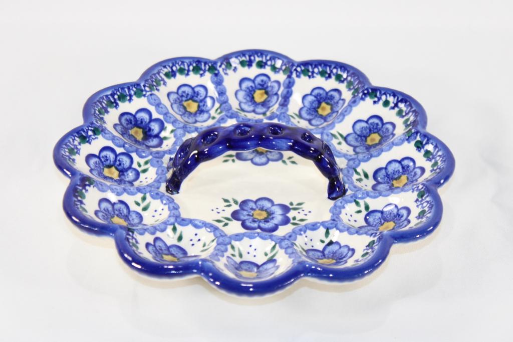 Polish Pottery Unikat Deviled Egg Tray (1 of 6)