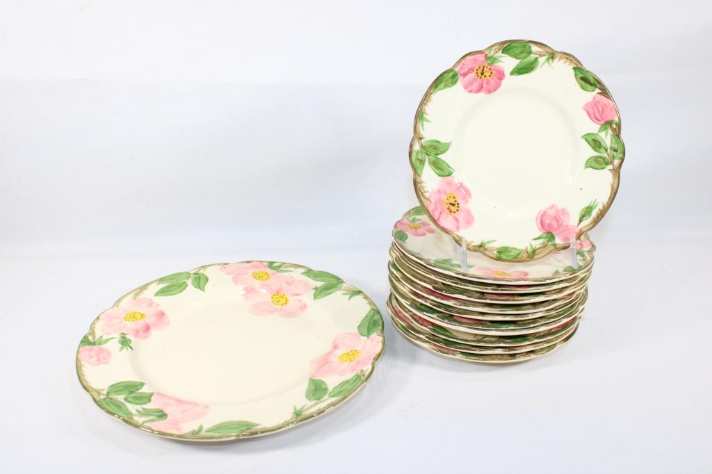 Franciscan Desert Rose Plates (1 of 2)