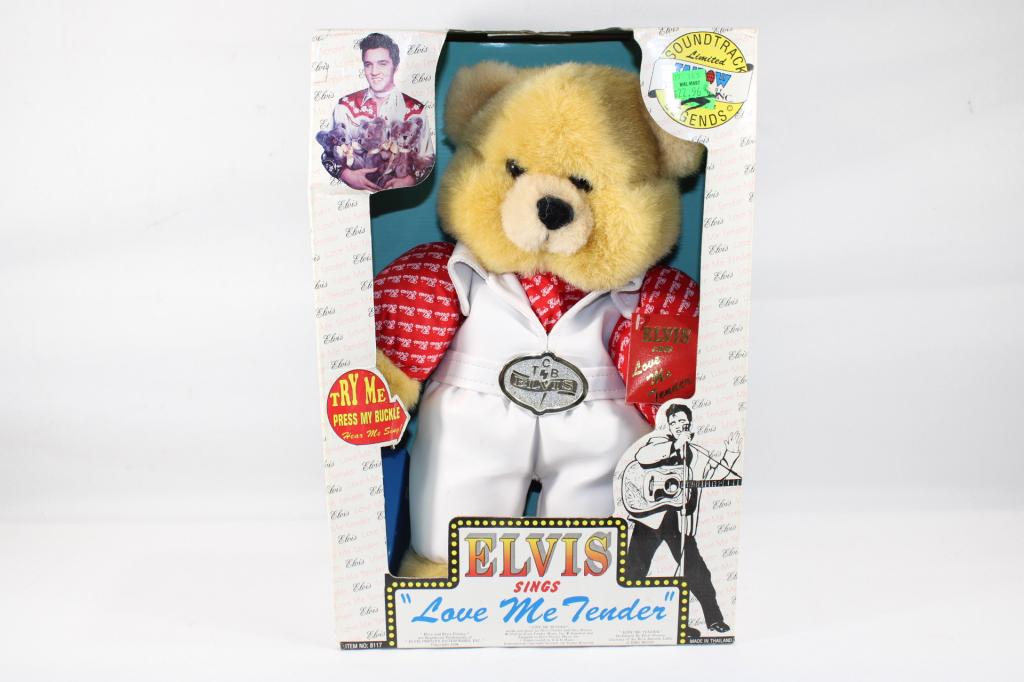 Elvis - Love Me Tender - Teddy Bear New in Box (1 of 3)