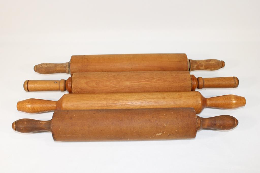 Lot of Vintage Large Rolling Pins (1 of 2)