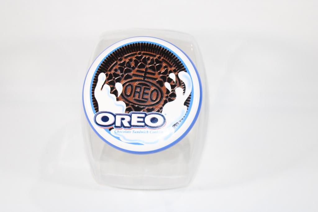 Nabisco Oreo Cookie Glass Canister Kitchen Jar (1 of 4)