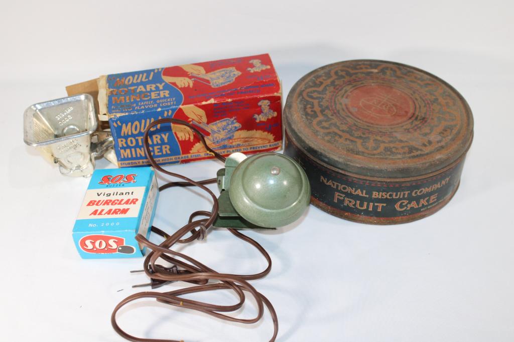 National Biscuit Co. Tin, Lamp, Grater etc (1 of 5)