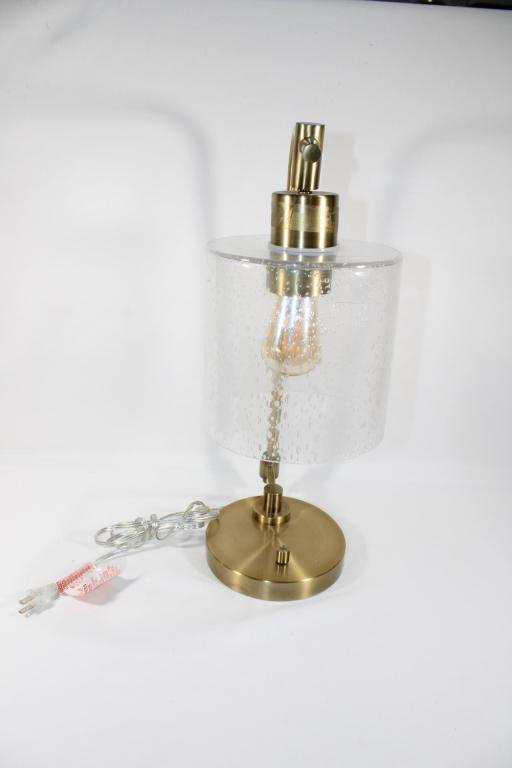 MCM Style Brass Colored Table Lamp (1 of 2)