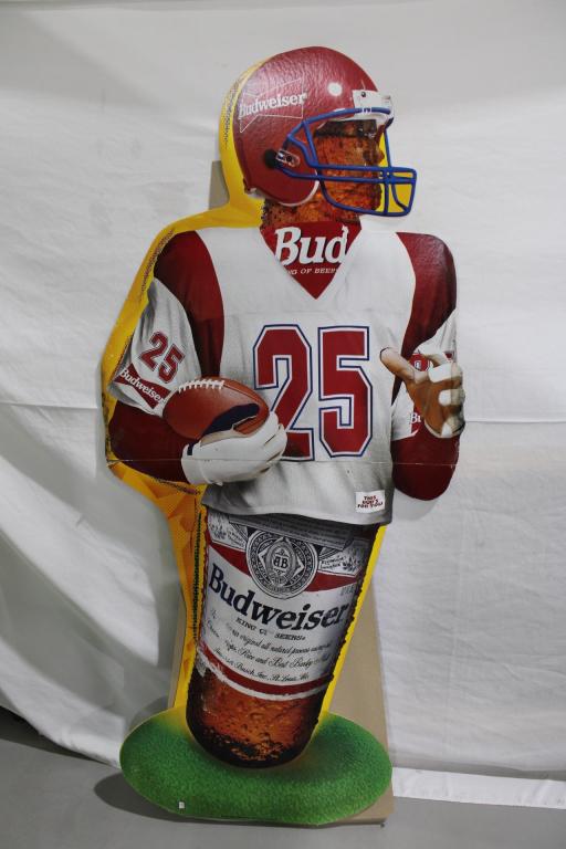 Large Store Display Budweiser Cardboard cutout (1 of 4)