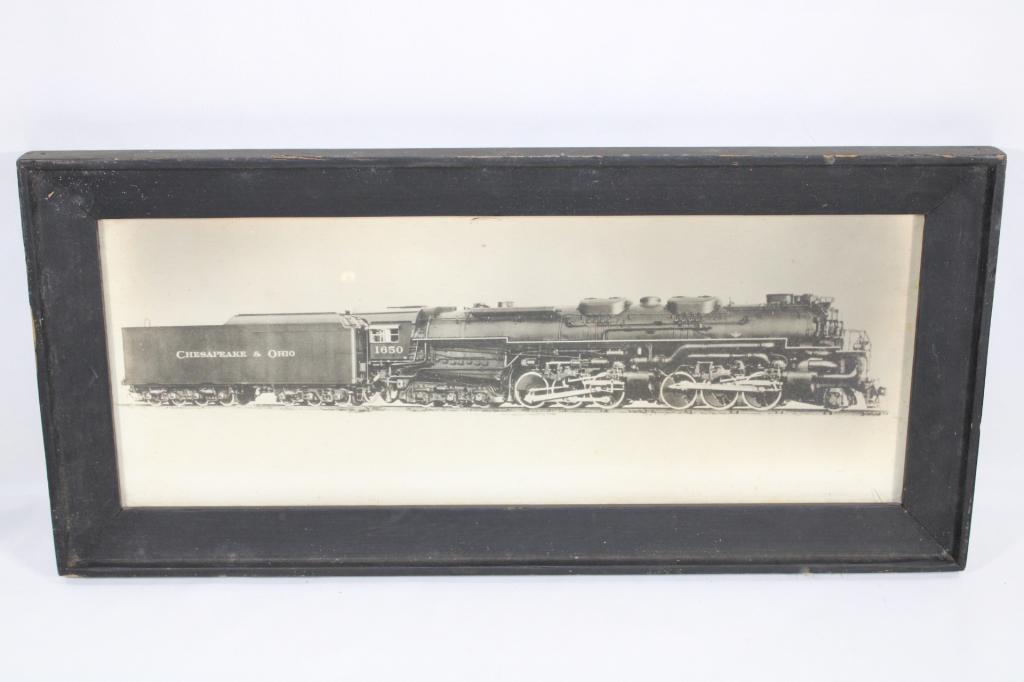 Framed Chesapeake & Ohio Train Print (1 of 3)