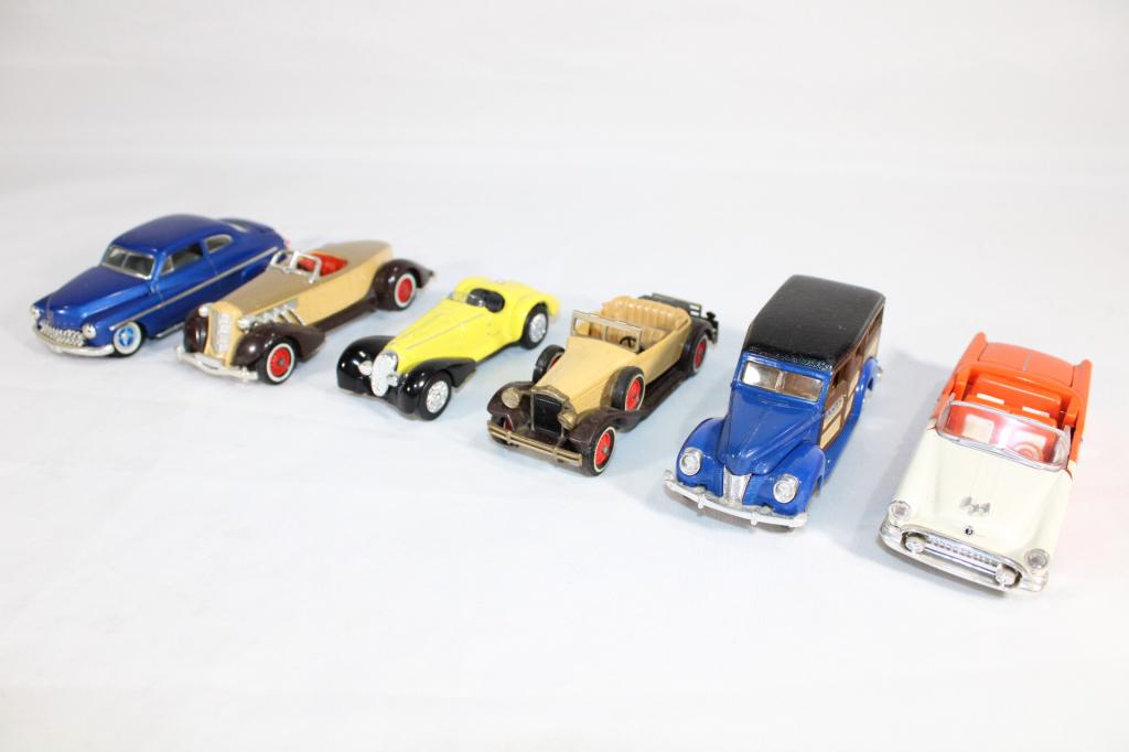 Lot of 6 Toy Cars - Matchbox, Road Champs etc.: good overall as pictured