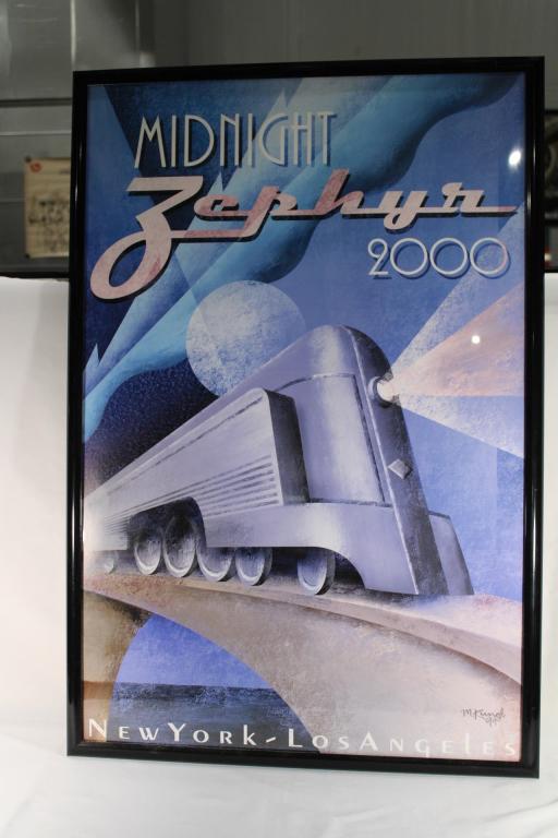Midnight Zephyr 2000 NY to LA Poster (1 of 4)
