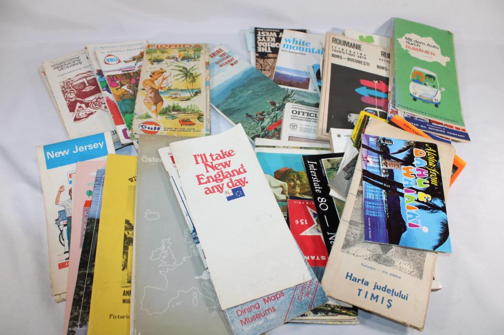Vintage Lot of Travel Maps - Florida etc. (1 of 5)