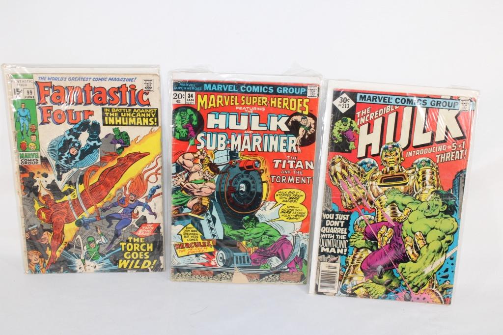 Comic Books - Fantastic Four, Hulk, (1 of 4)