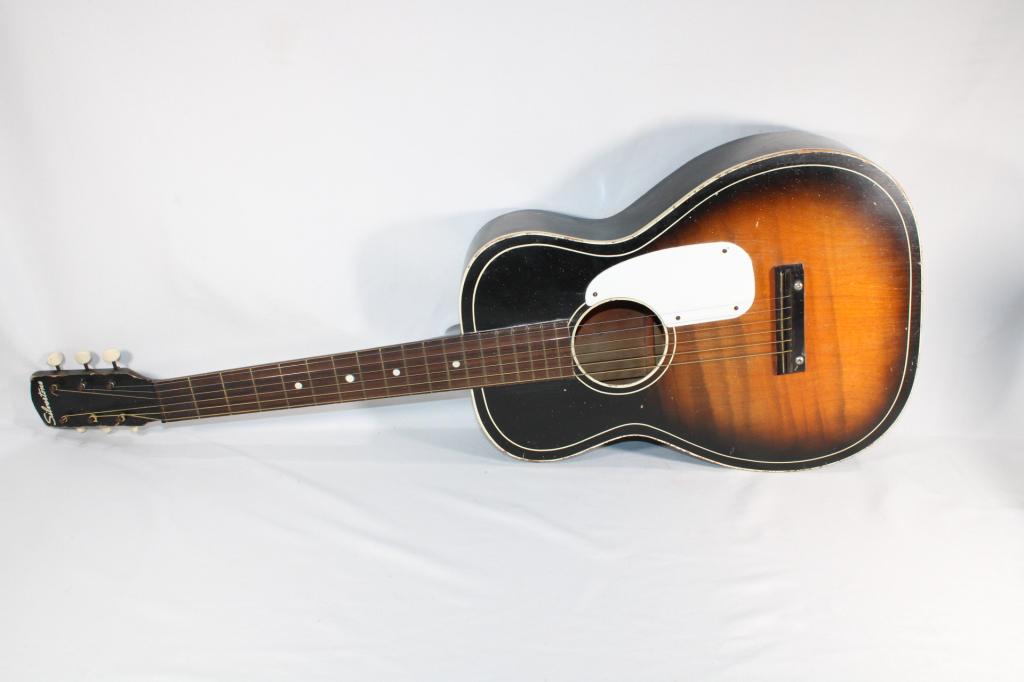1950s-1960s Silvertone Model 608 Acoustic Guitar (1 of 5)