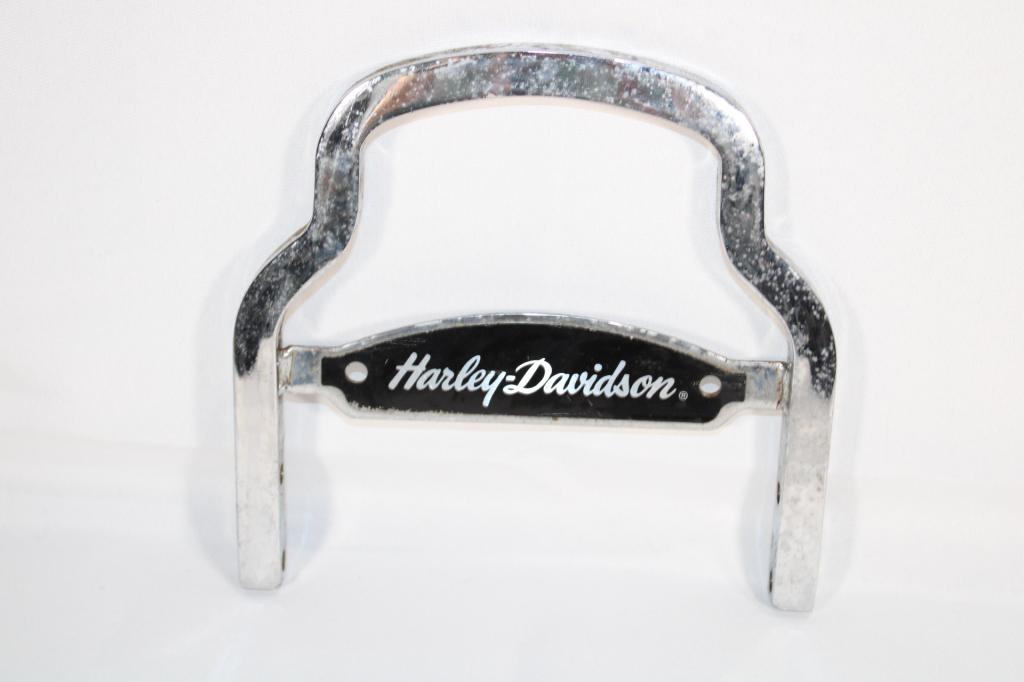 Harley Davidson Motorcycle Seat Back: good overall condition as pictured