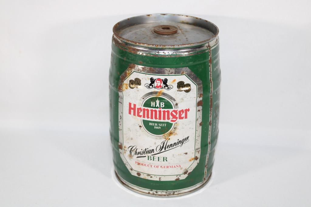HB Henninger 5 Liter Mini Beer Keg (1 of 3)