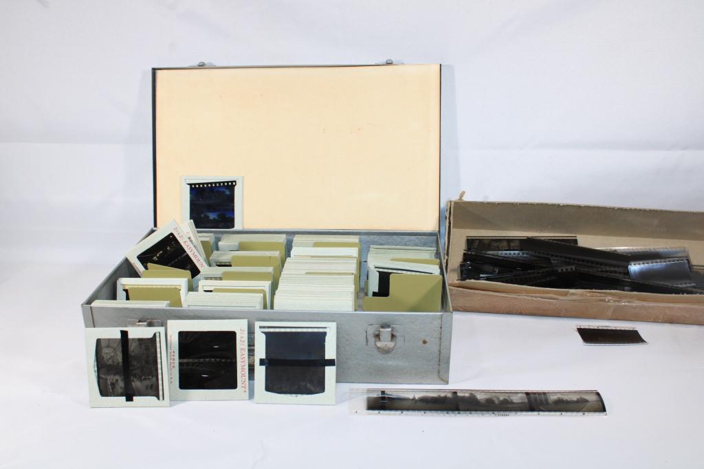 Metal Box with Lot of Travel Slides (1 of 7)