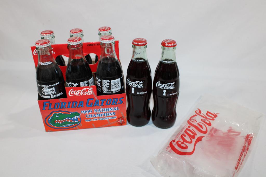 Vintage Coca-Cola Gator Bottles, Atlanta Bottles: good overall as pictured
