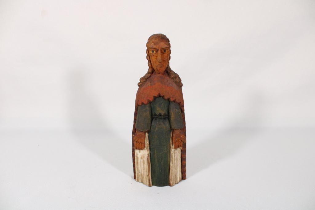 Vtg Polish Folk Art Wood Sculpture - Tree Mark (1 of 5)