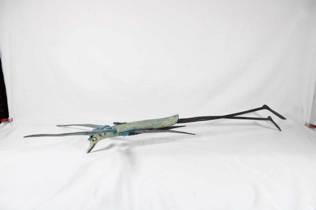 Vintage Polish Folk Art Carved Wooden Bird (1 of 4)