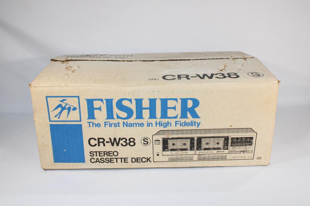 New Old Stock Fisher CR-W38 Stereo Double Cassette (1 of 5)