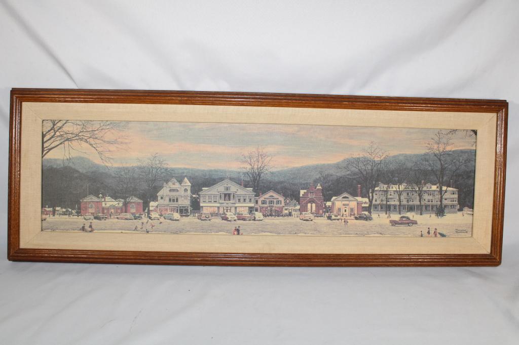 Norman Rockwell Main Street Stockbridge Print (1 of 3)
