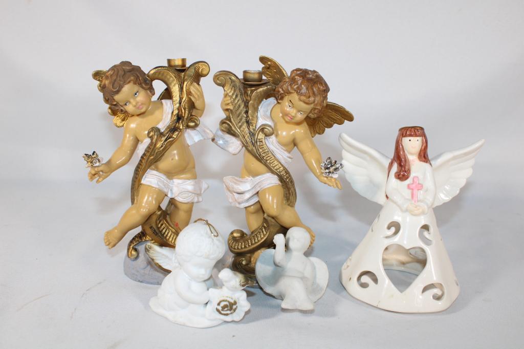Lot of Angels Ceramic and Resin Made in Italy (1 of 2)