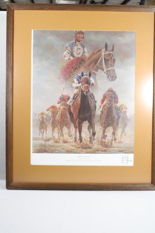 Fred Stone Signed Print "Smarty Jones" (1 of 6)