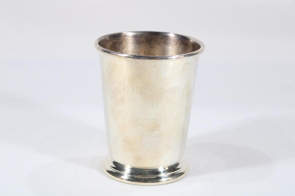 1984 Derby Sheridan Silverplate Mint Julep Cup (1 of 4)